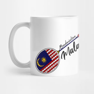 Malaysia Flag of Badminton Racquet Racket Sports (Malaysia) Flag Mug